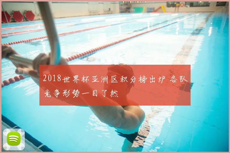 2018世界杯亚洲区积分榜出炉 各队竞争形势一目了然